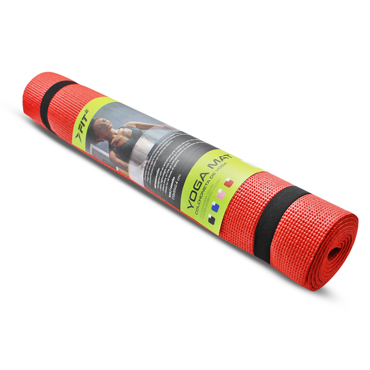 YOGA MAT RED 0.4MM 
