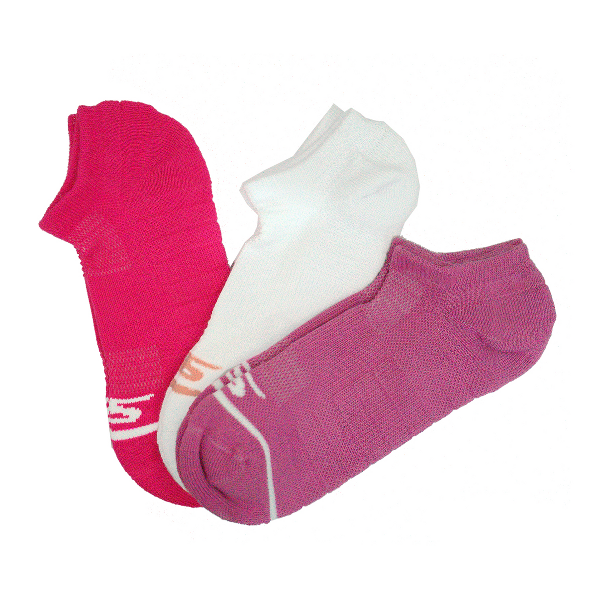 3PK WOMENS 1/2 TERRY NO SHOW 