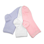 3PK GIRLS NON TERRY ANKLET 