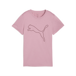W TAD ESSENTIAL HEATHER LOGO TEE 