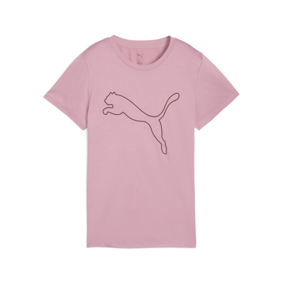 W TAD ESSENTIAL HEATHER LOGO TEE 