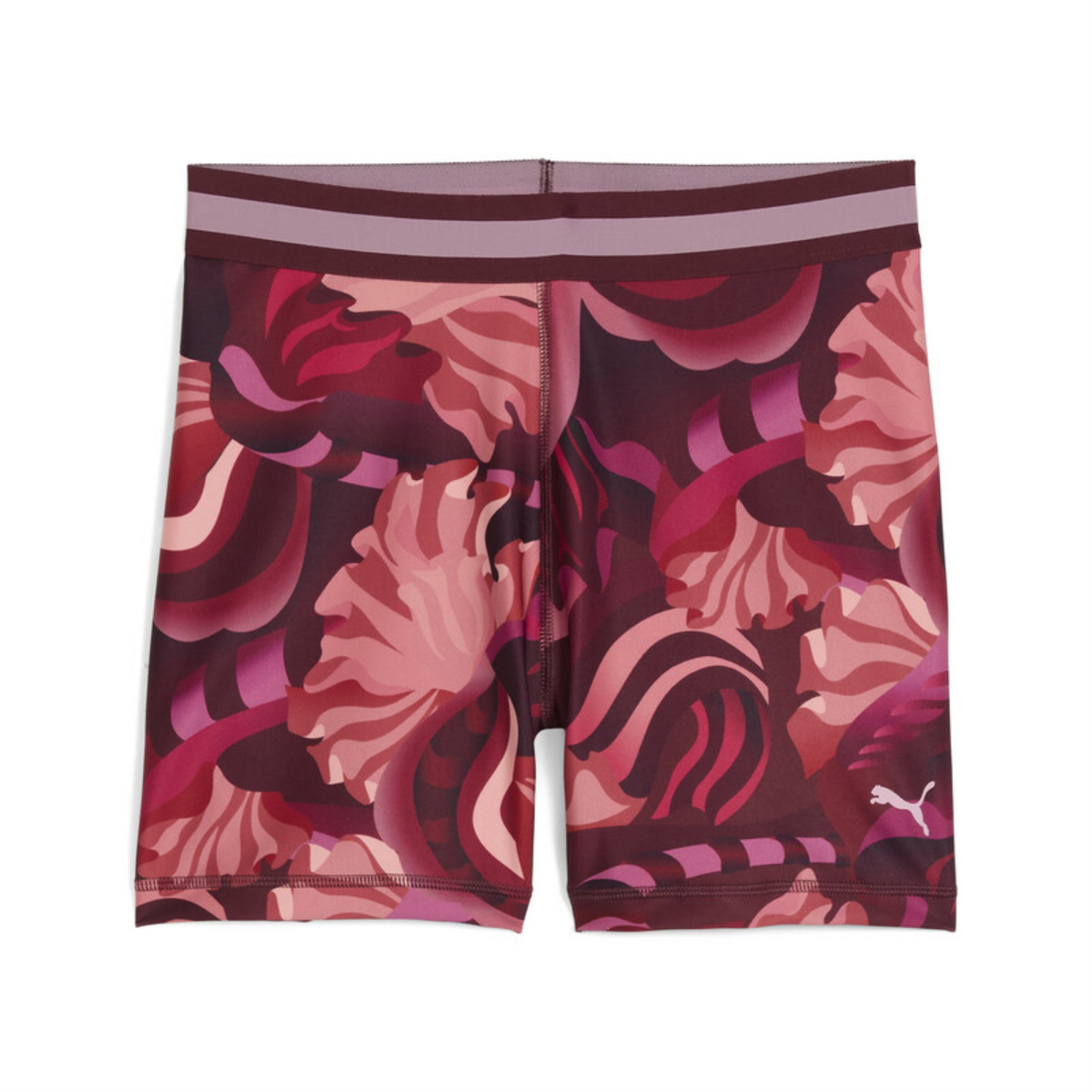 W PUMA STRONG FLORAL RIBBON SHORT TIGHT 