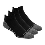 3PK MENS EXTENDED TERRY LOW CUT W/ DOUBLE HEEL TAB 