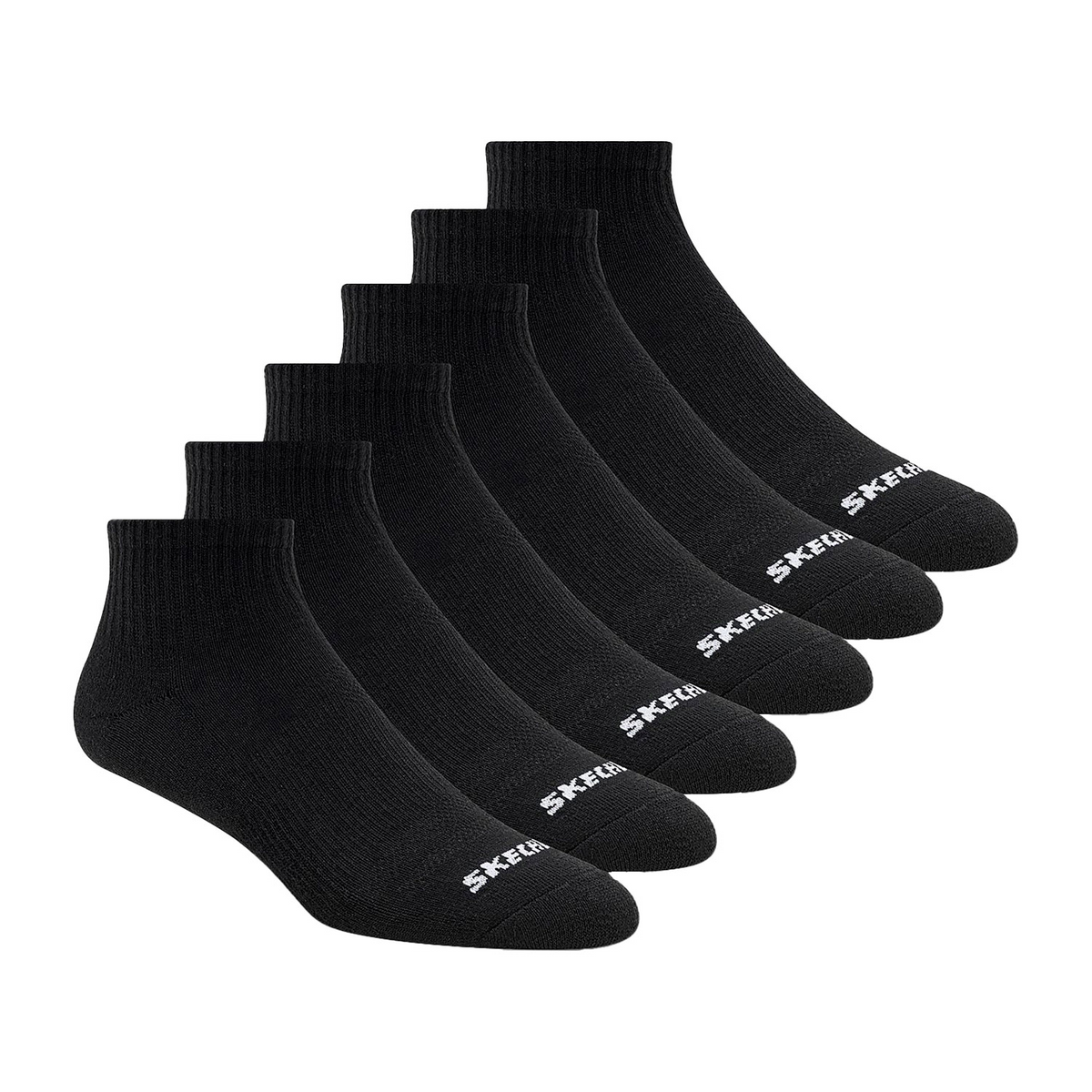 6PK UNISEX 1/2 TERRY QTR CREW 