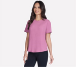 GO WALK LUXE RIB TEE 