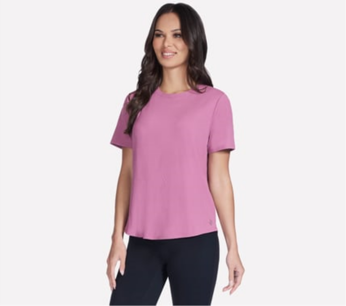 GO WALK LUXE RIB TEE 