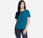 GO WALK LUXE RIB TEE 