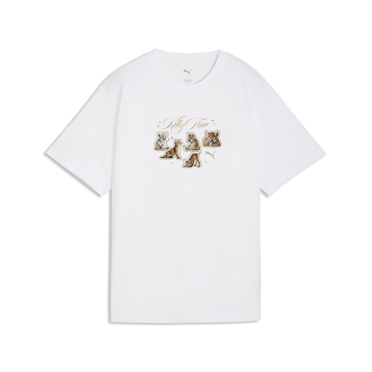 'GRAPHICS KITTY STICKERRELAXED TEE' 