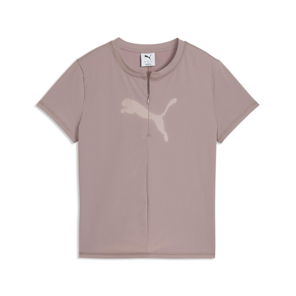 DARE TO SLIM HALF ZIP WARP KNIT GRAPHIC 