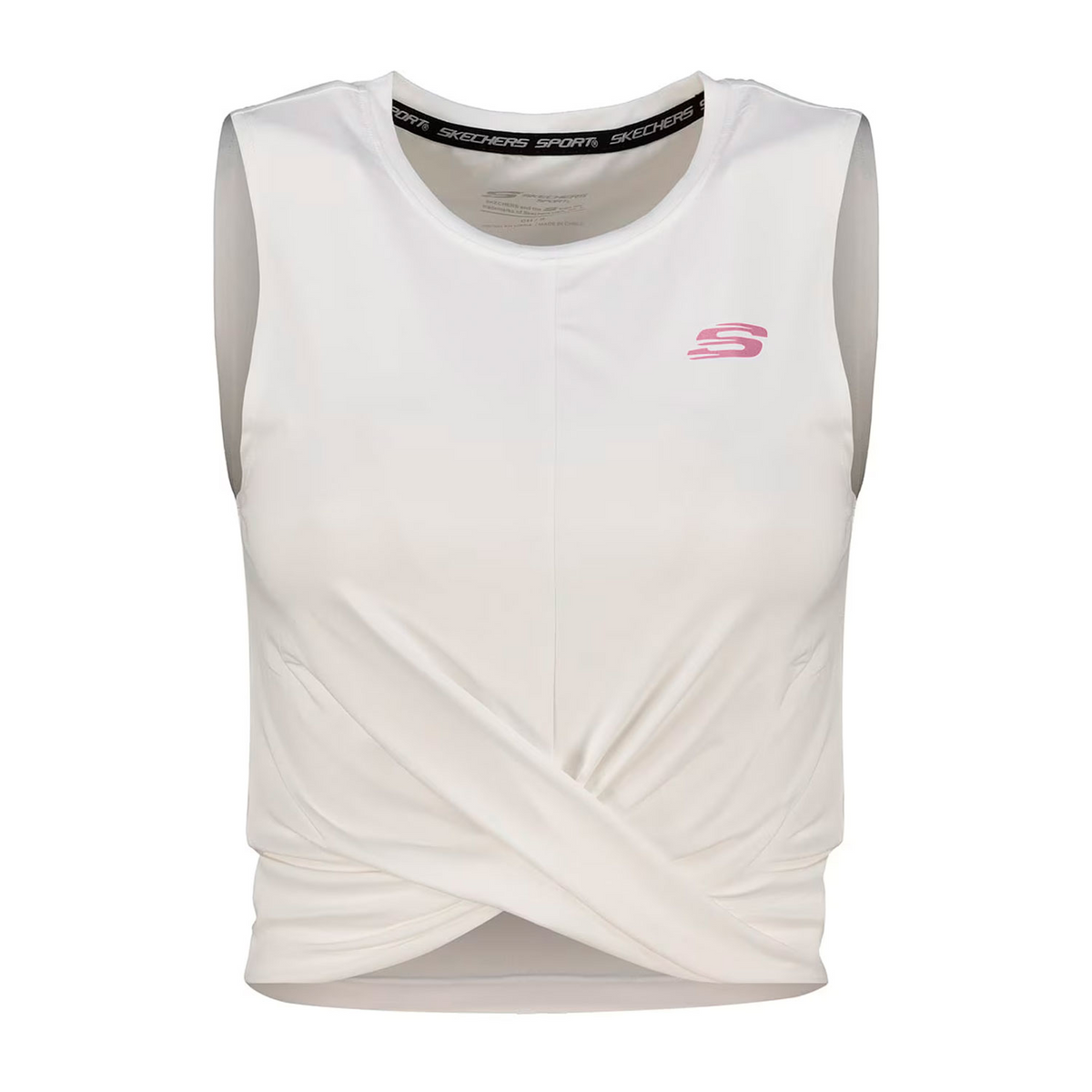 KNIT TSHIRT SKECHERS #awt063wht
