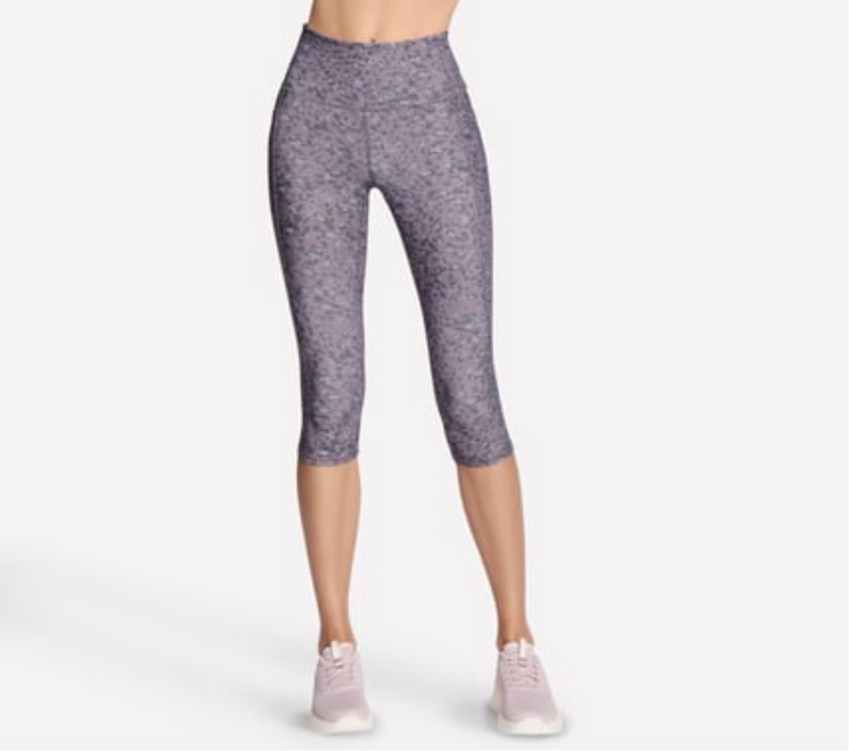 GO FLEX PRINTED HIGH WAISTED CAPRI 