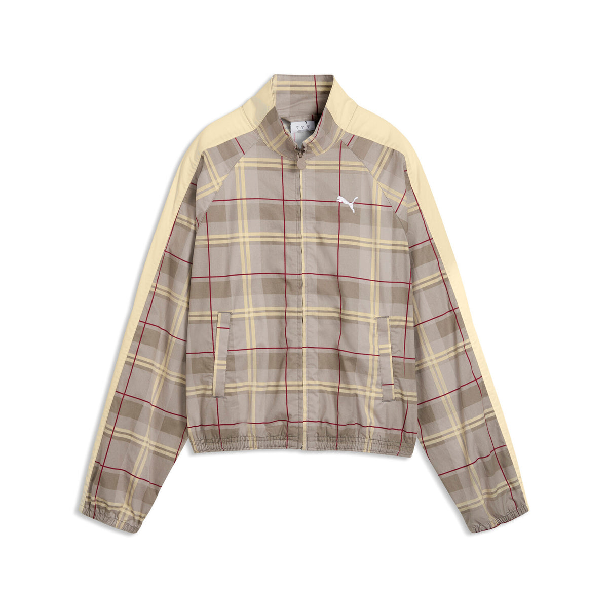 T7 RELAXED TARTAN WOVEN JACKET 