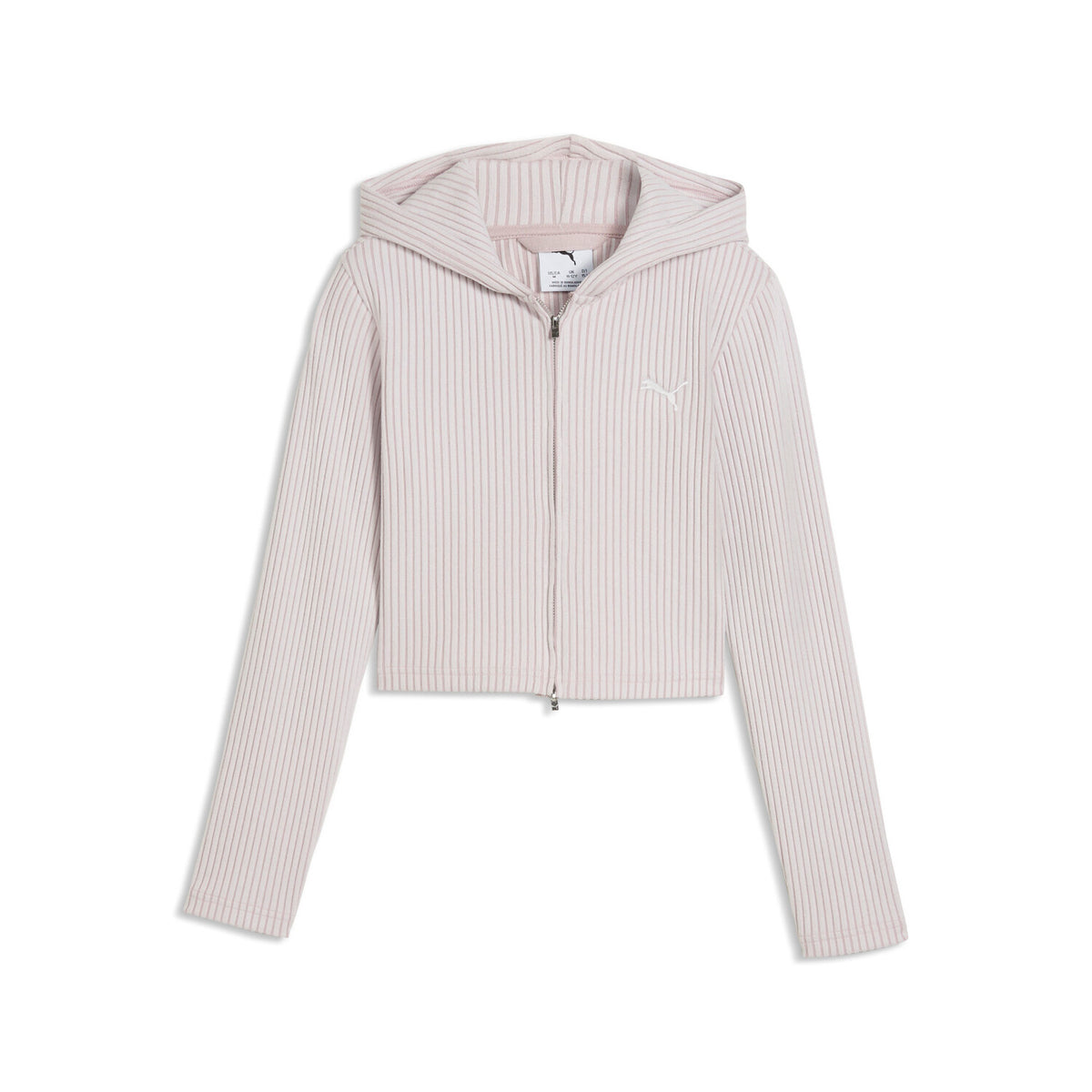 ESS SLIM RIBBED FULL-ZIP SOFT TOUCH HOOD #63780049